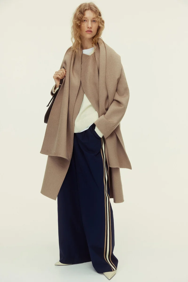 H&M Handmade wool-blend coat